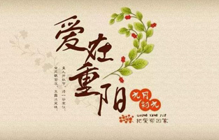 重陽節(jié)，是中國傳統(tǒng)節(jié)日，節(jié)期為每年農(nóng)歷九月初九?！熬拧睌?shù)在《易經(jīng)》中為陽數(shù)，“九九”兩陽數(shù)相重，故曰“重陽”；因日與月皆逢九，故又稱為“重九”。九九歸真，一元肇始，古人認為九九重陽是吉祥的日子。古時民間在重陽節(jié)有登高祈福、秋游賞菊、佩插茱萸、拜神祭祖及飲宴祈壽等習俗。傳承至今，又添加了敬老等內(nèi)涵，于重陽之日享宴高會，感恩敬老。登高賞秋與感恩敬老是當今重陽節(jié)日活動的兩大重要主題。 
